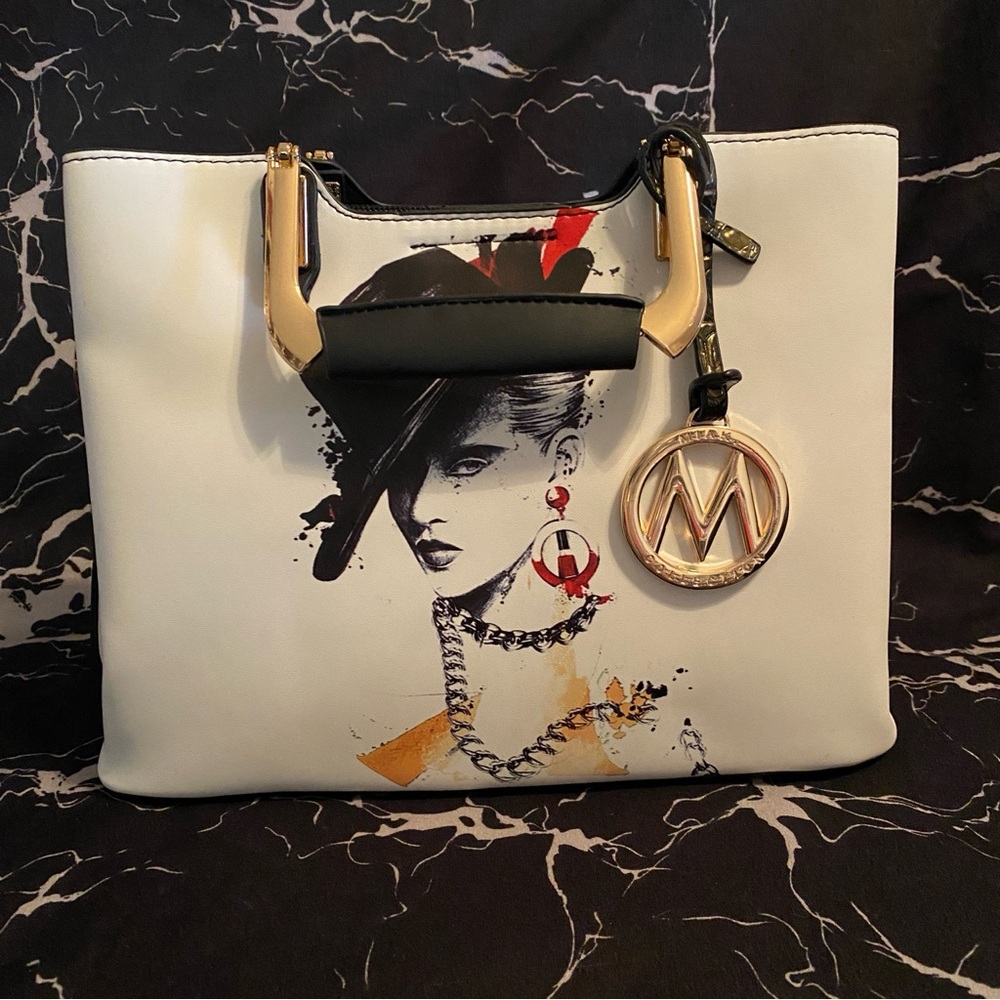 👜 Fashion City Girl Pleather Handbag - Picture 2 of 10